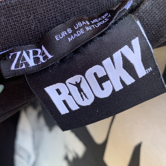 EUC - Distressed Washed Black Rocky Sweatshirt🥳🥳❌❌ - Picture 4 of 6